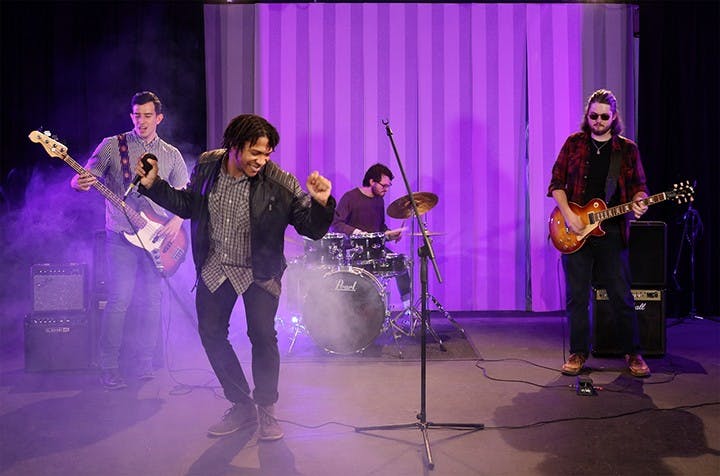 A still from the band Opus &amp; The Frequencies' upcoming music video "F.A.M." The music video will be on the band's website and social media.