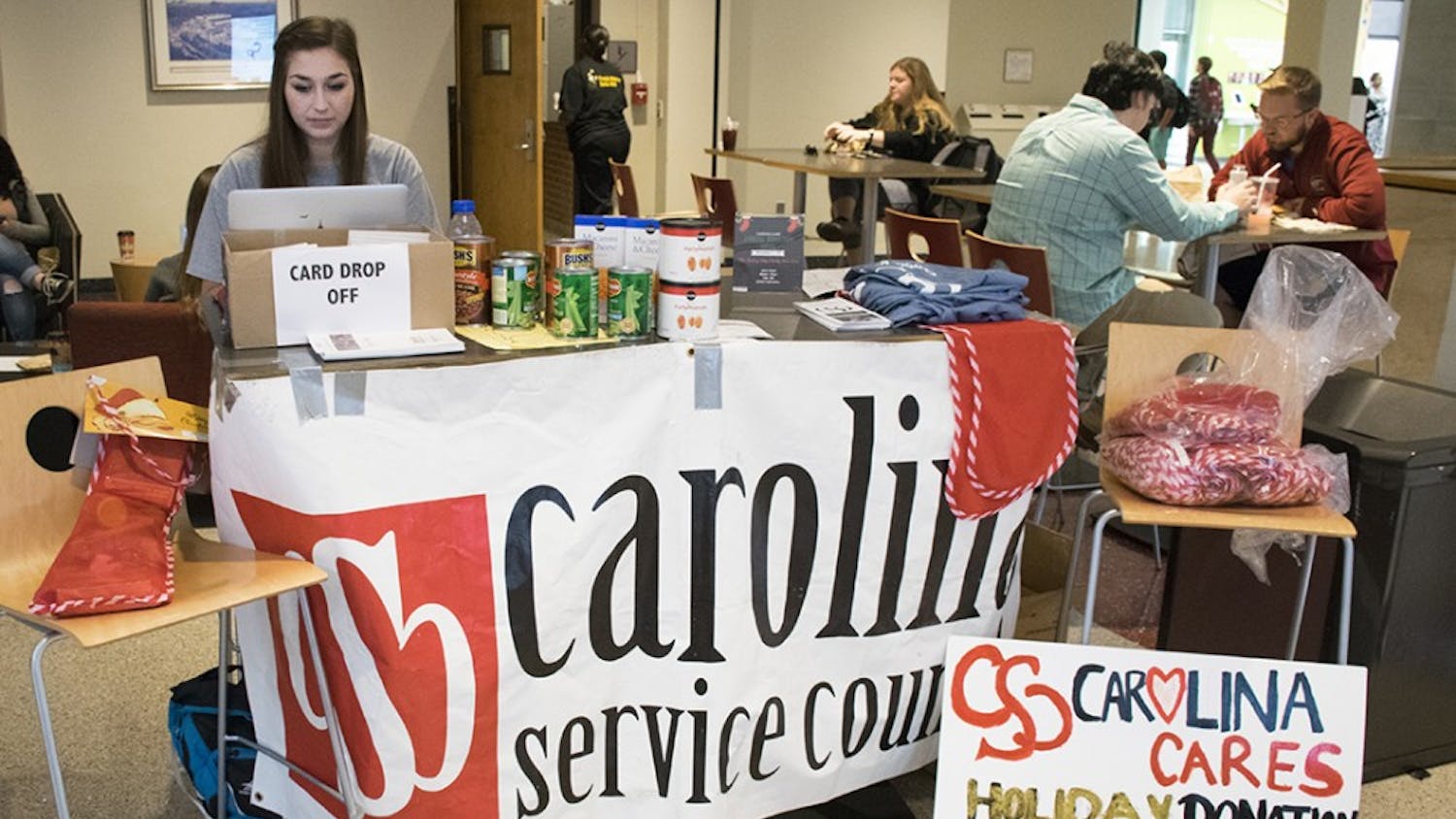 The Carolina/Clemson Blood Drive is one of the many charity drives running at USC during the holiday season.
