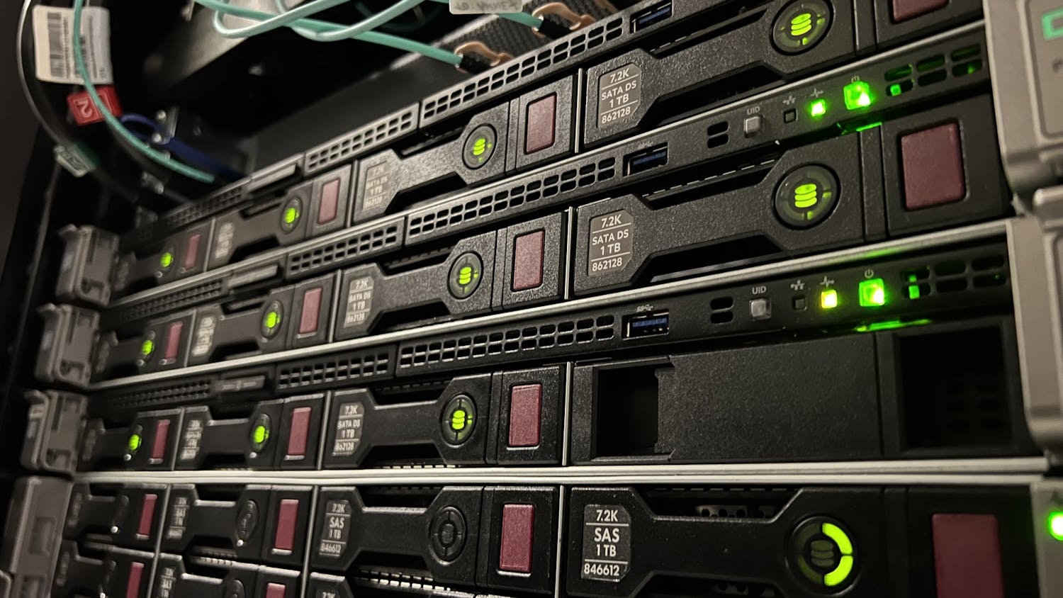 Closeup of the supercomputer, Hyperion on April 28,2022.