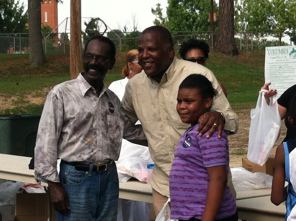 	The Hyatt Park Labor Day and back-to-school celebration featured live Gospel music, free food and school supply giveaways.