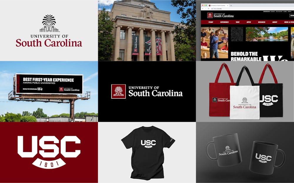 <p>The university's spirit mask will change to "USC" at the start of the new year. With this change comes an entire new look for the university's website, merchandise and branding all around.&nbsp;</p>