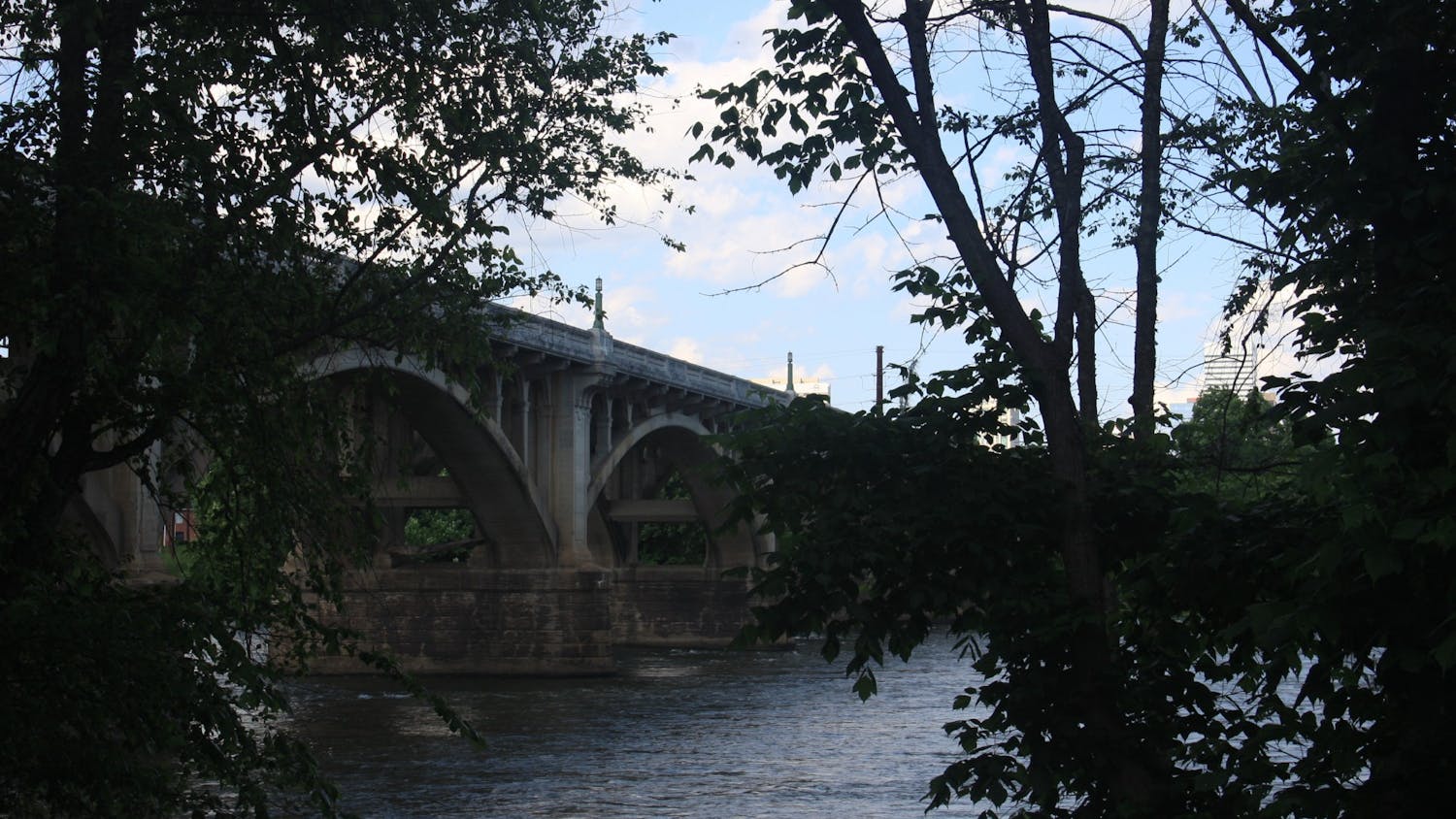 The Gervais Street Bridge crossing the Congaree River on May 27, 2022. The bridge stands right next to West Columbia Riverwalk Park.
