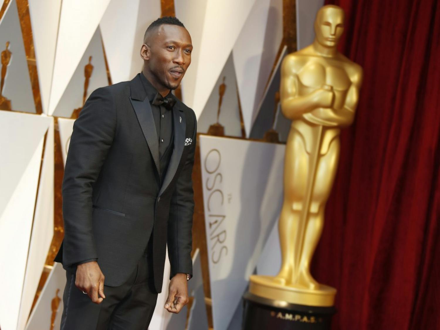Mahershala Ali arrives at the 89th Academy Awards on Sunday, Feb. 26, 2017, at the Dolby Theatre at Hollywood & Highland Center in Hollywood. (Jay L. Clendenin/Los Angeles Times/TNS)