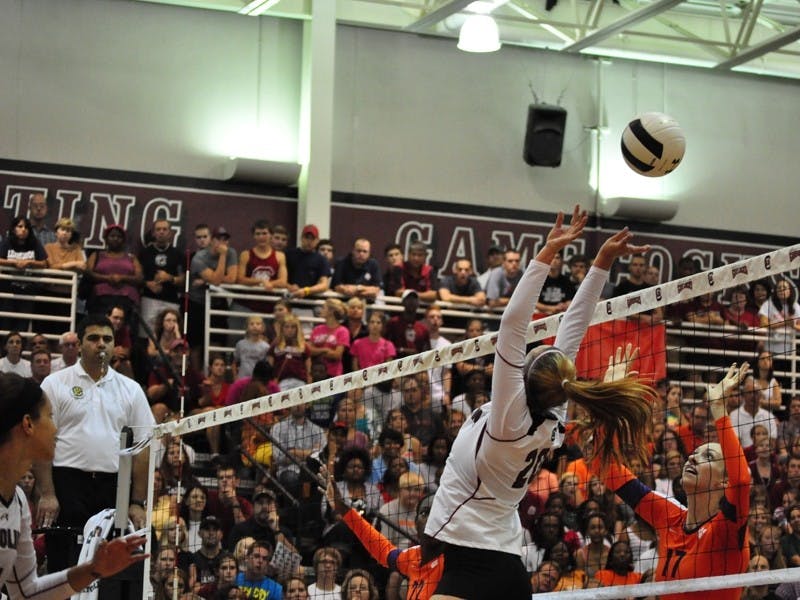 Senior setter Taylor Bruns almost recorded a triple-double against Clemson, leading South Carolina to a sweep.