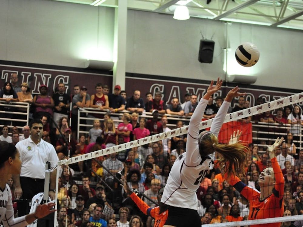 Senior setter Taylor Bruns almost recorded a triple-double against Clemson, leading South Carolina to a sweep.