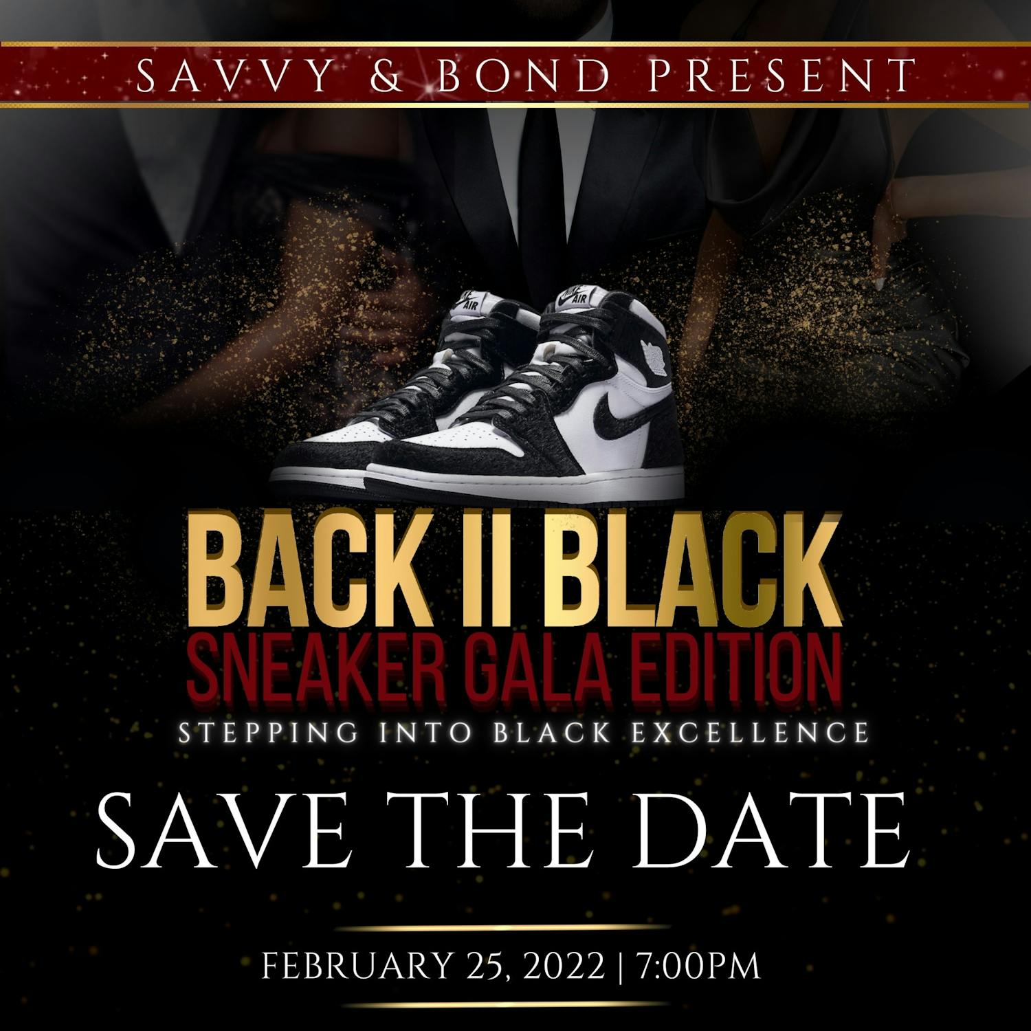 The Black II Black Gala returns Feb. 25, 2022. Presented by BOND and SAVVY, the gala aims to create a community amongst Black students at 鶹С򽴫ý and join in a celebration around Black excellence.