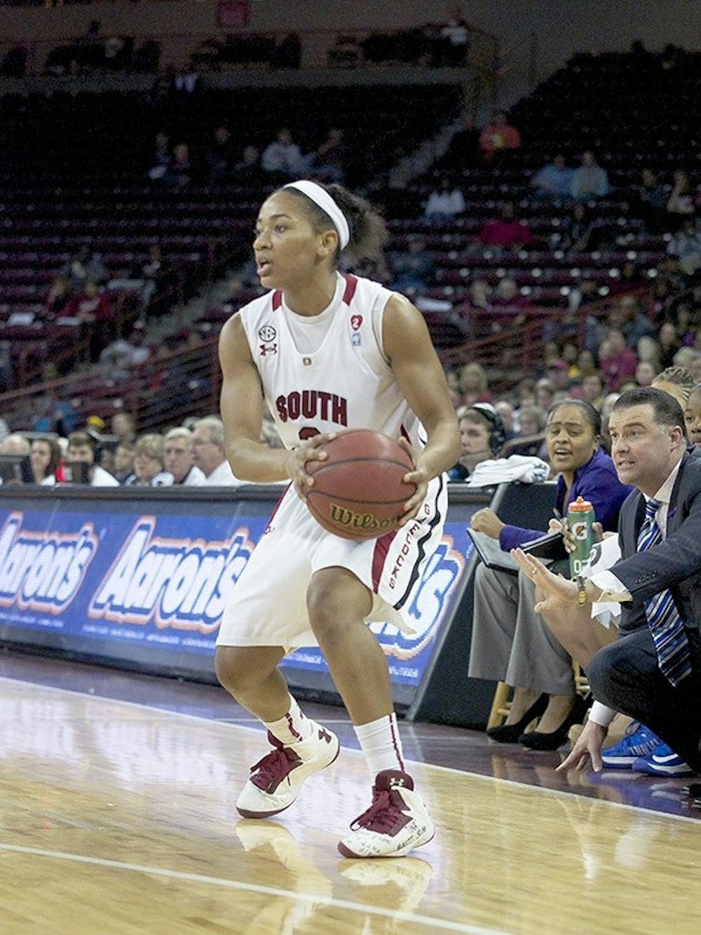 Senior guard Ieasia Walker said she knows not to overlook Alabama. A win tonight would give USC 20 on the season.