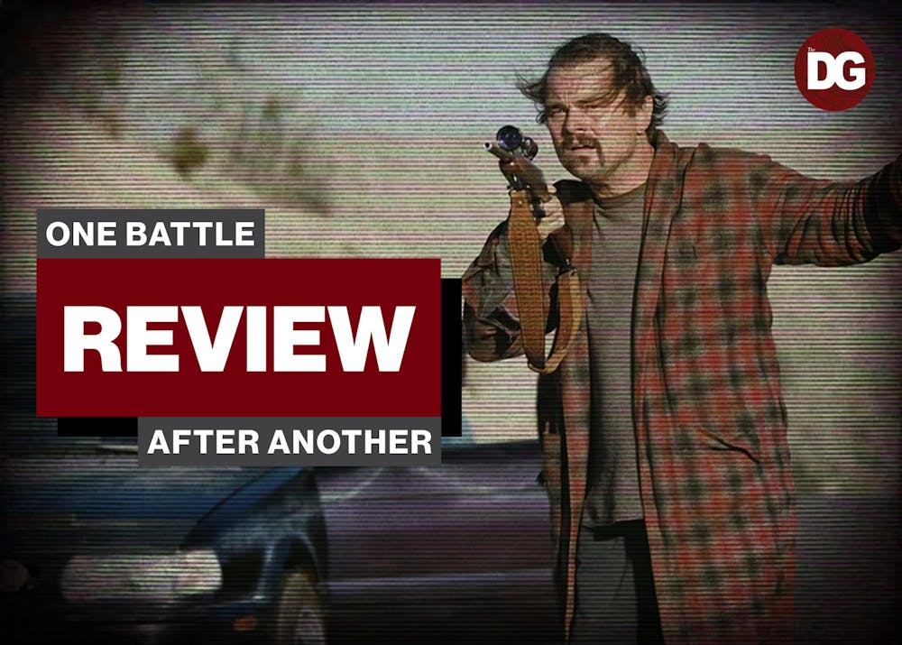 <p>A photographic featuring Leonardo DiCaprio in the film "One Battle After Another". The film was released on Sept. 26, 2025.</p>