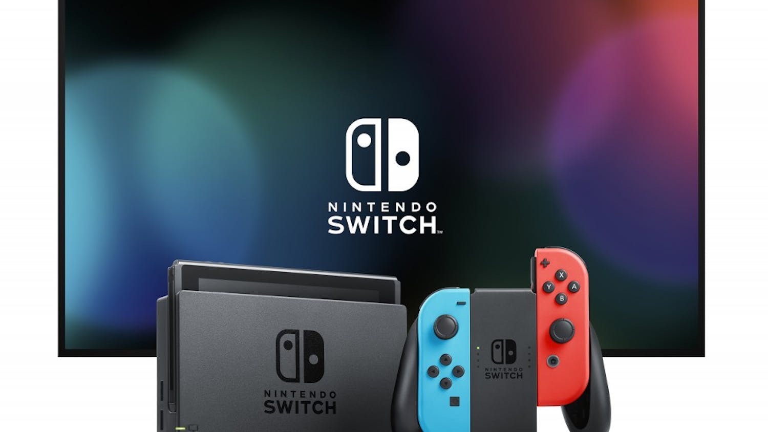The Nintendo Switch is meant for both home and portable play, with a main unit that includes a screen with capacitive touch. (Nintendo of America)