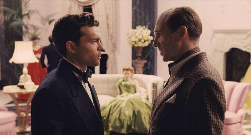 Ralph Fiennes and Alden Ehrenreich in "Hail, Caesar!" (Universal Pictures)