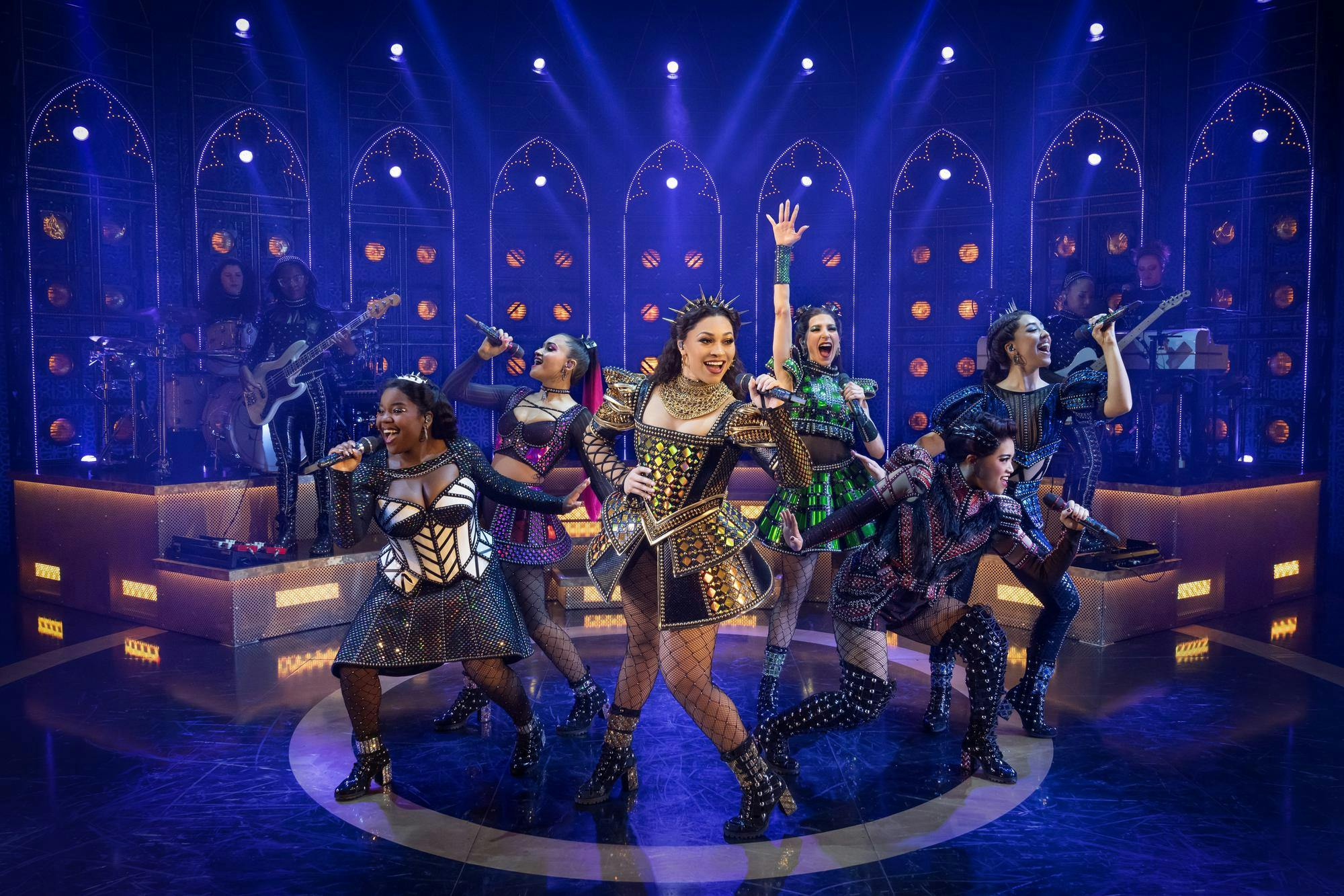 Boleyn Company performing on the North American Tour of '”SIX: The Musical.”