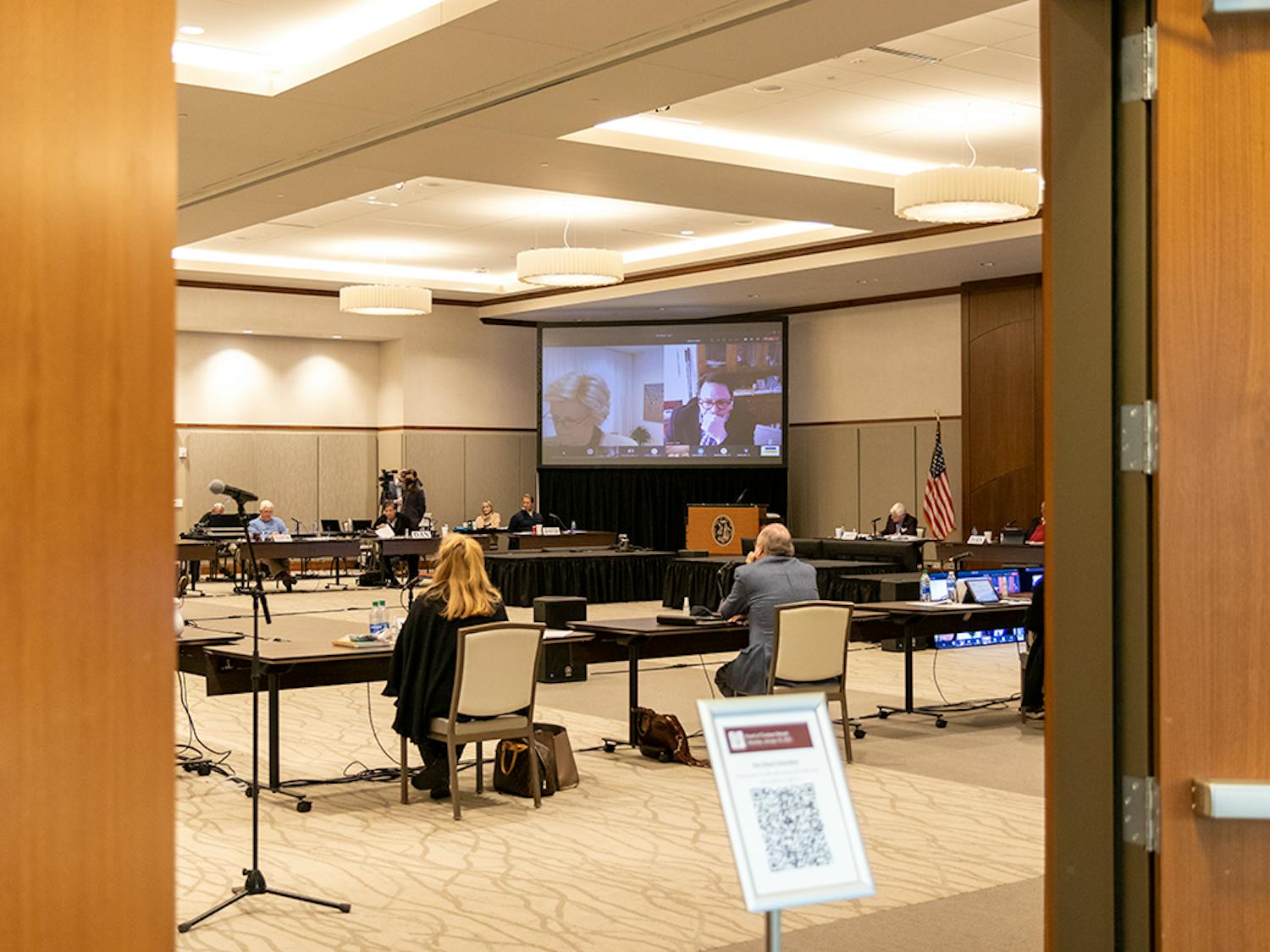 University of South Carolina Board of Trustee members met for the 2021 Board of Trustees Retreat at the University of South Carolina Alumni Center. The Board met to discuss issues, concerns, and goals for the 2021 year.