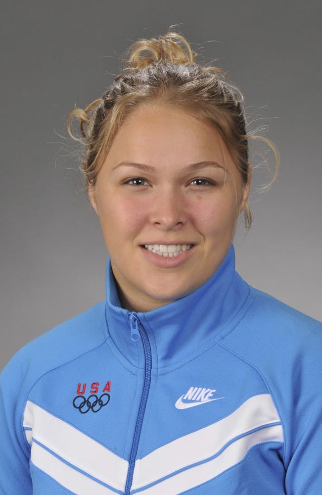 Ronda Rousey is a member of the 2008 U.S. Judo team. (USOC/MCT)