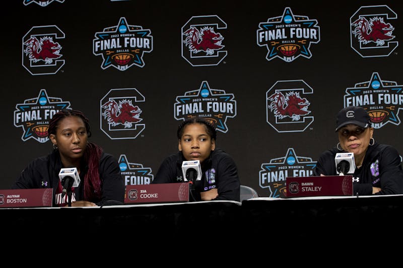 Dawn Staley NCAA Tournament press conference after Iowa