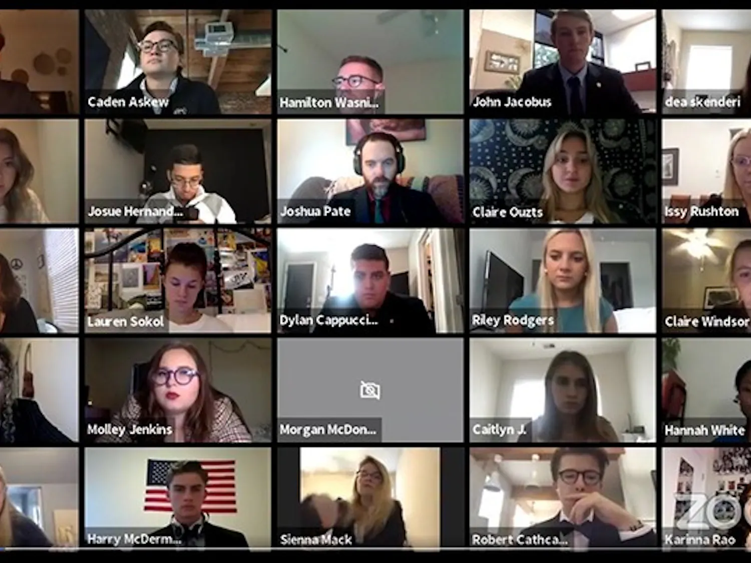 Student senate met virtually on Wednesday via Zoom.
