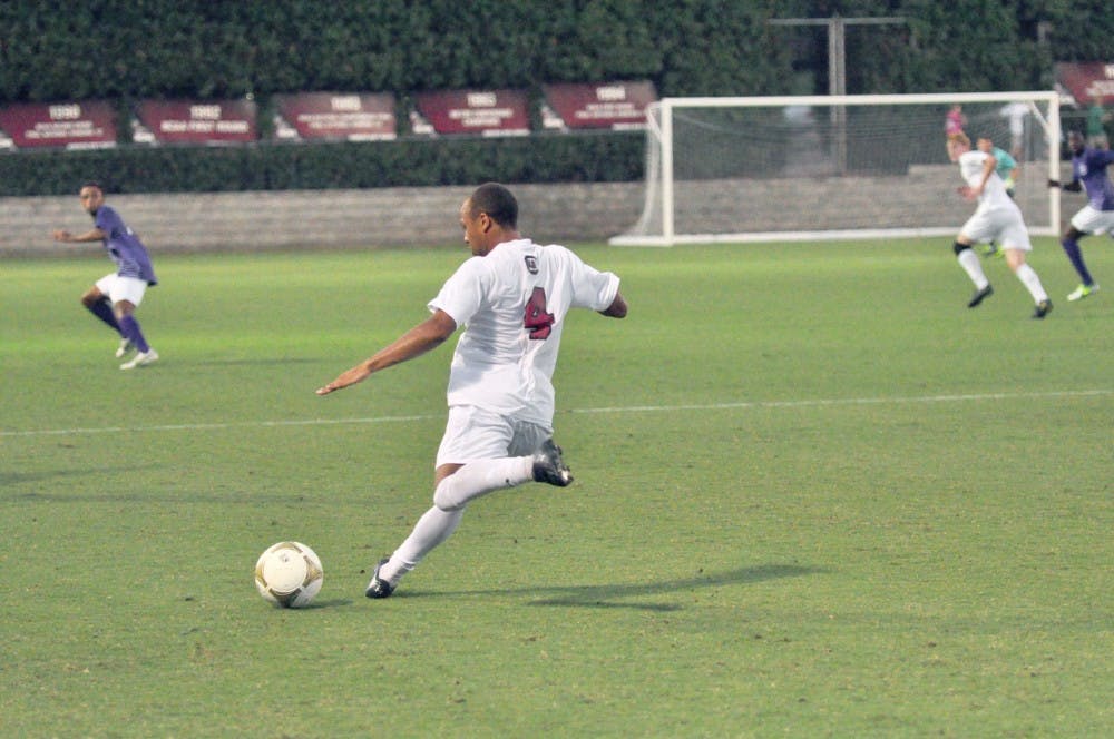 	<p>Freshman Ive Burnett scored the first goal of his career in South Carolina’s last match, netting the Gamecocks’ only score in the team’s 3-1 loss at Coastal Carolina Tuesday.</p>