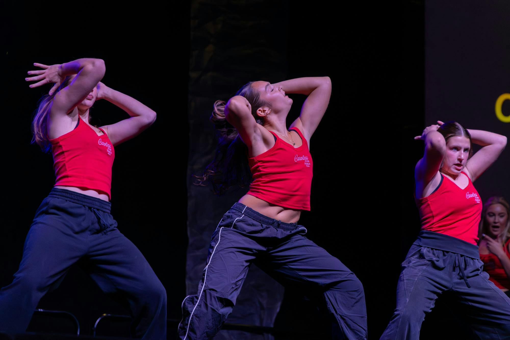 Dancers from Carolina Club Dance perform their routine for Spurs &amp; Struts at the Columbia Metropolitan Convention Center on Oct. 22, 2025. Twenty groups participated in the event, including Greek organizations, clubs and Student Government.