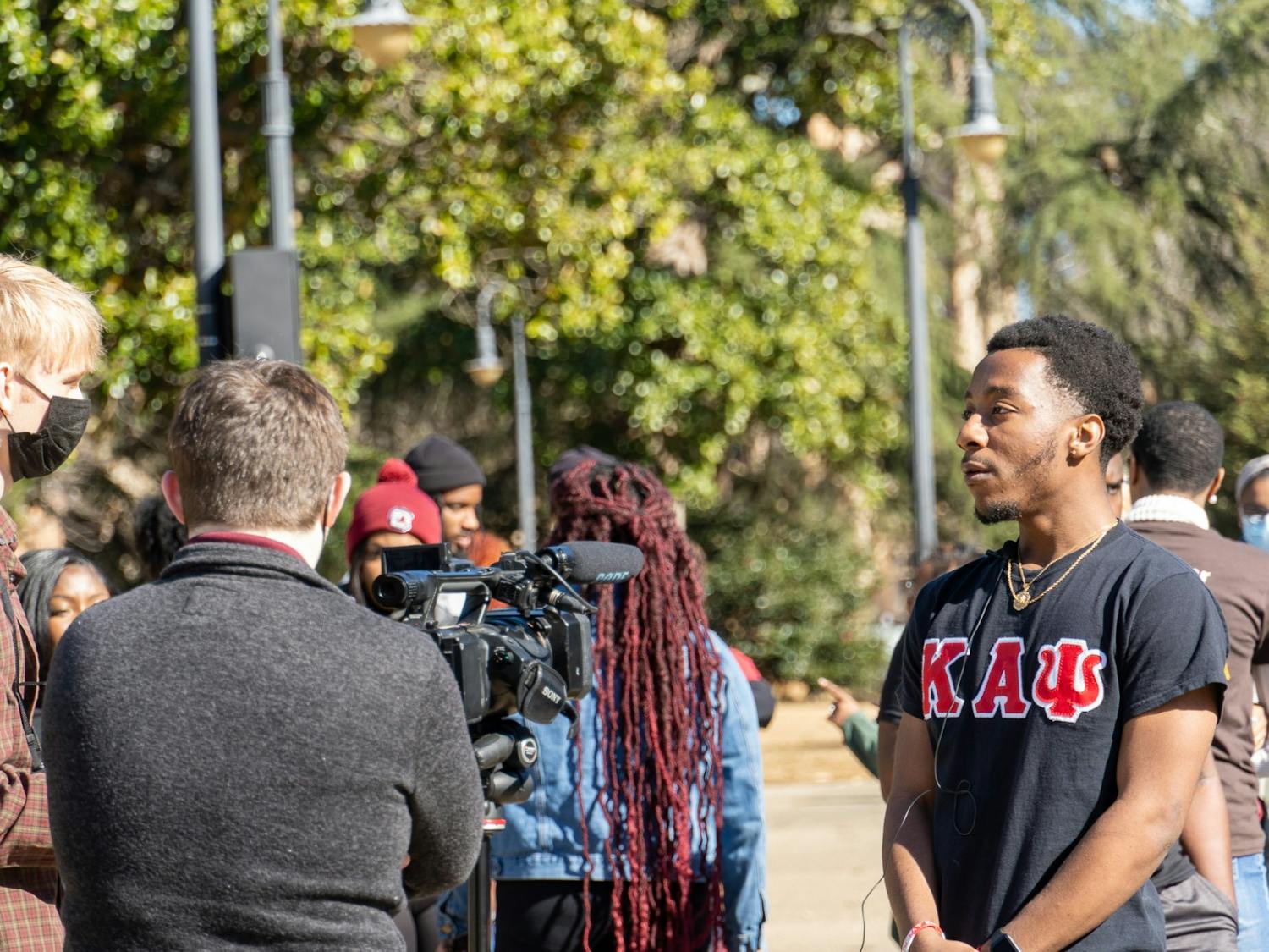 After the protest ended, members of the USC NAACP chapter as well as the students and community members who took part in the protest participated in interviews carried out by various media groups including The Daily Gamecock and SGTV.