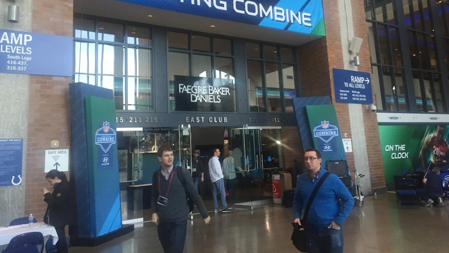 Upon walking into the stadium, I was in football heaven.