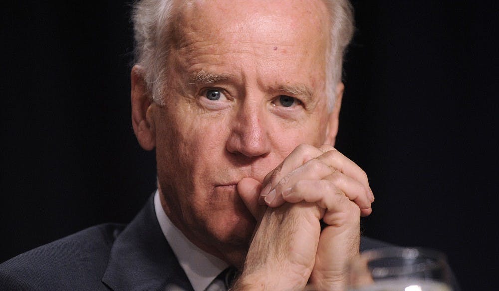 Vice President Joe Biden attends the National Prayer Breakfast at the Washington Hilton, Thursday, Feb. 6, 2014, in Washington. (Olivier Douliery/Abaca Press/MCT)