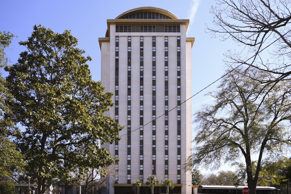 <p>The Capstone dormitory on the University of South Carolina campus.</p>