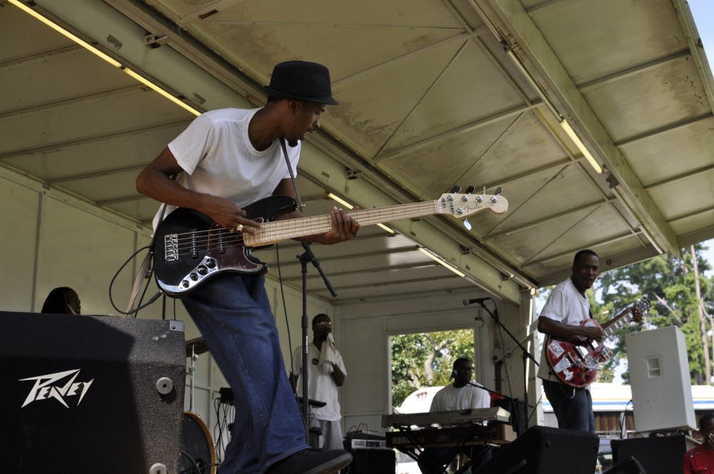 	The Hyatt Park Labor Day and back-to-school celebration featured live Gospel music, free food and school supply giveaways.