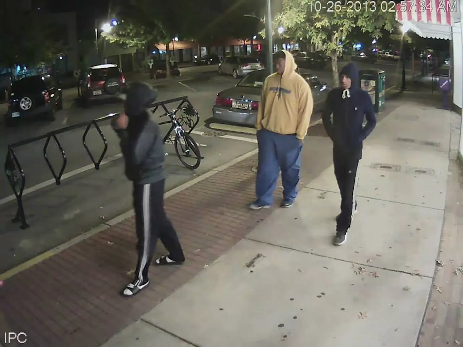 Security cameras in Five Points captured footage of two robberies in the popular bar district over the weekend.