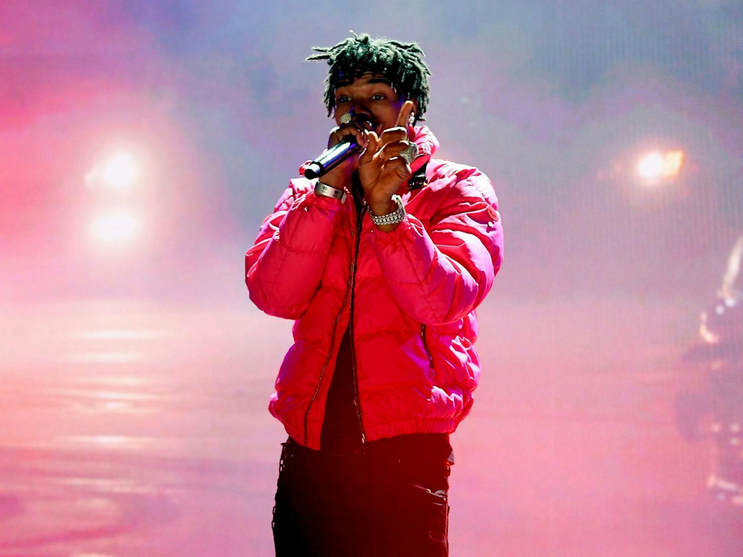 Lil Baby performs onstage during the iHeartRadio Album Release Party with Lil Baby at the iHeartRadio Theater on March 2, 2020 in Burbank, California. (Kevin Winter/Getty Images/TNS) 
