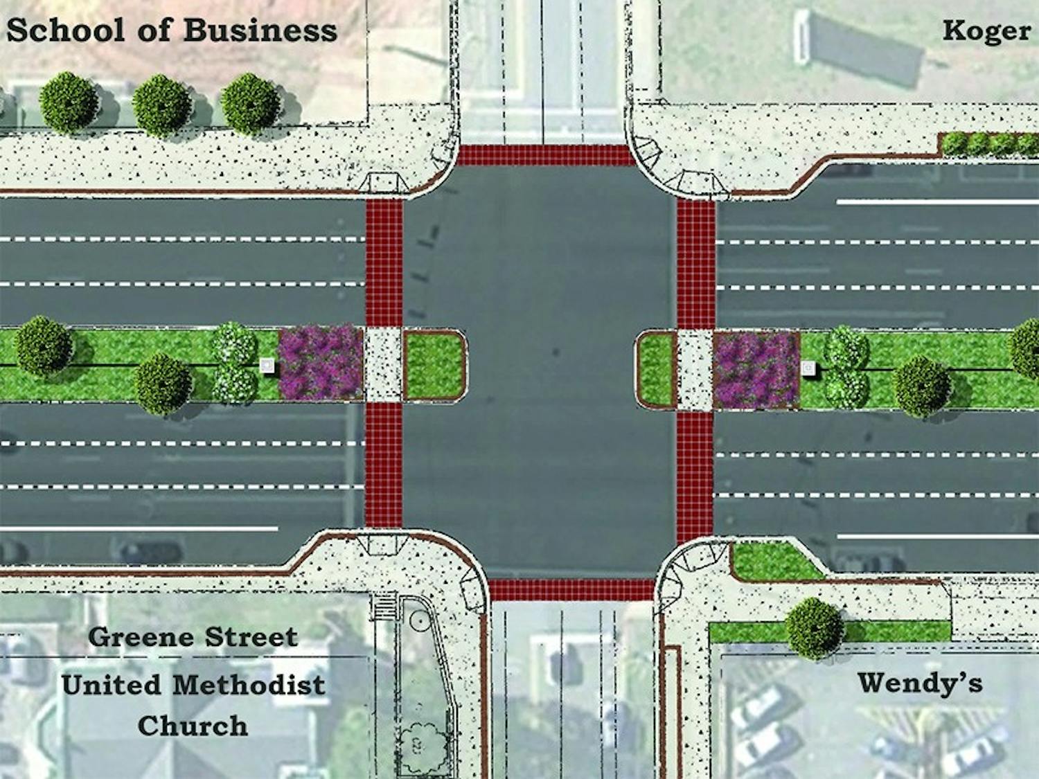 Assembly Street will be renovated to prepare for the opening of the new business school.