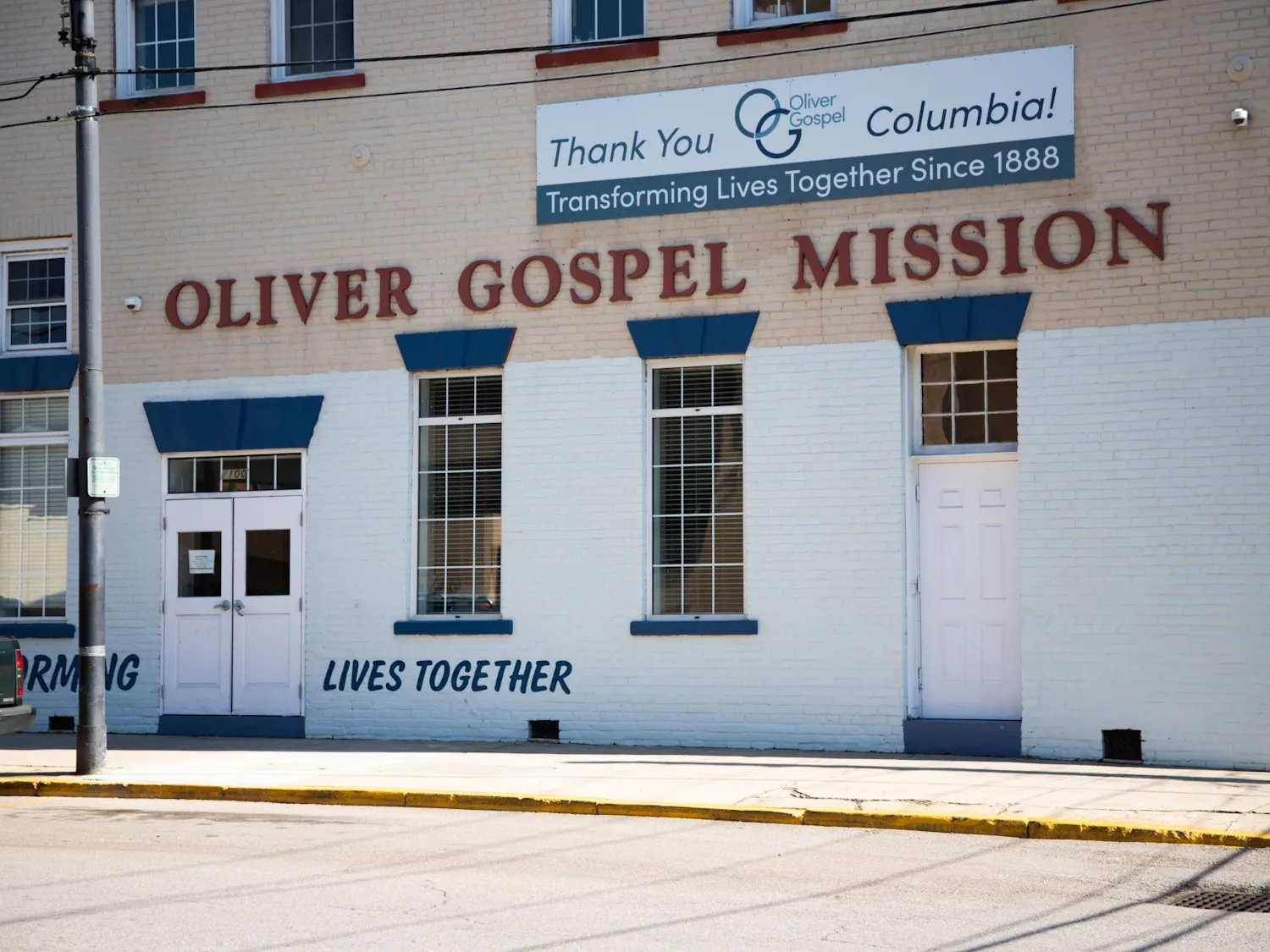 The Oliver Gospel Mission provides food and emergency shelter for the Columbia homeless population.