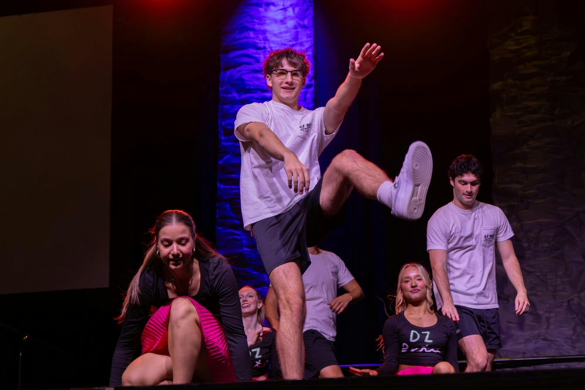 A member of Beta Theta Pi performs on stage at the Spurs &amp; Struts competition on Oct. 22, 2025 at the Columbia Metropolitan Convention Center. The annual dance competition features different greek organizations and clubs from around campus.