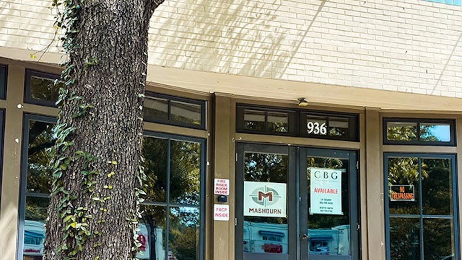 The exterior of the space that will become Flying Biscuit Café at 936 Harden Street. The Five Points restaurant will create an eclectic environment with murals of local landmarks and serve food with a Southern flair. 