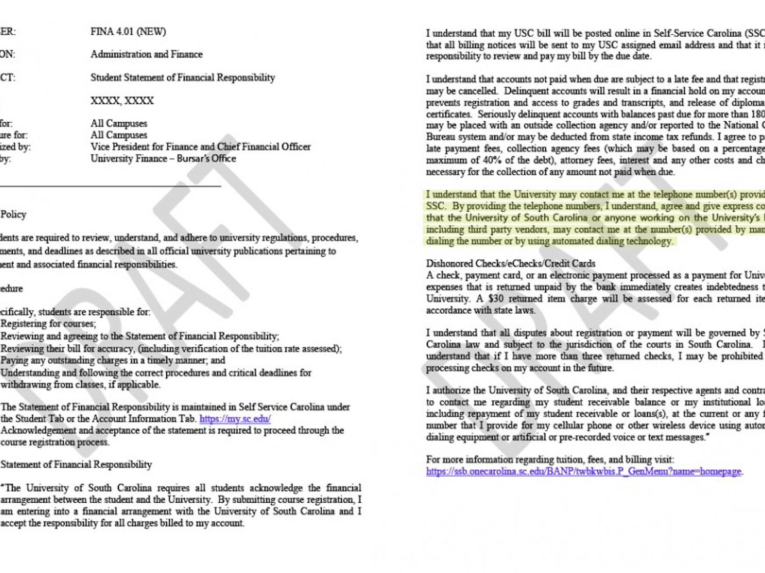 USC is considering adding a policy that would require students to allow third party vendors access to their phone numbers in order to register for classes.