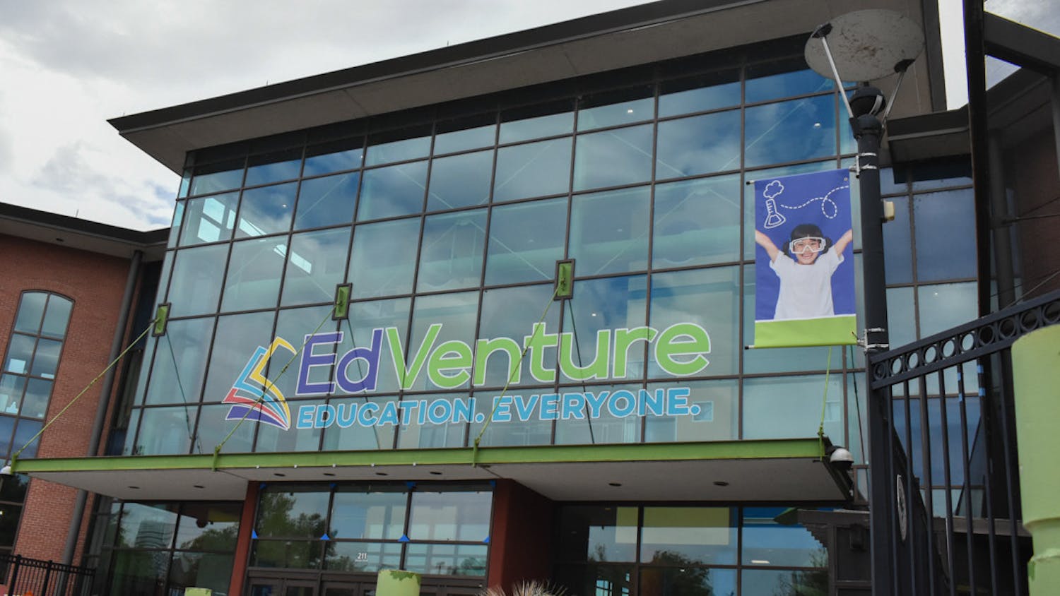A photo of EdVenture Children's Museum located off of Gervais street in Columbia, S.C. The museum opened in 2003 and is the largest museum in the Southeastern United States.