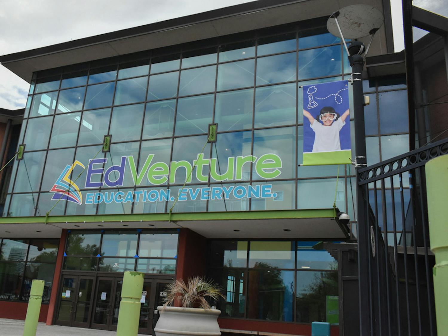 A photo of EdVenture Children's Museum located off of Gervais street in Columbia, S.C. The museum opened in 2003 and is the largest museum in the Southeastern United States.