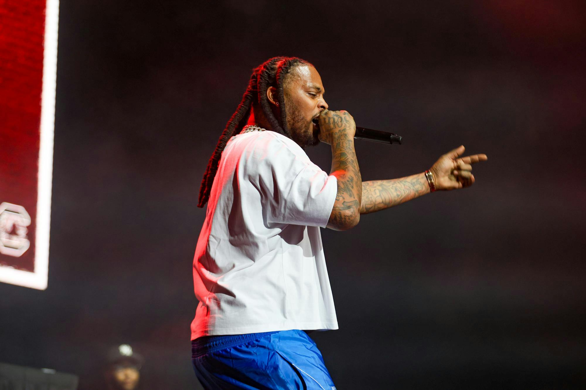 The South Carolina men’s and women’s basketball teams tipped off the 2025–26 season with GarNET &amp; Black Madness at Colonial Life Arena on Oct. 21, 2025. Fans packed the arena for player introductions, performances by the Carolina Spirit teams and a live set by rapper Waka Flocka Flame. The night celebrated Gamecock pride with high-energy moments on and off the court.