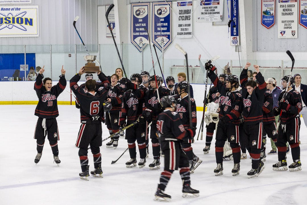 South Carolina players cheer after winning the Palmetto Cup, beating Clemson 8-5 in the final game of the season on March 3, 2023, at Flight Adventure Park in Irmo, South Carolina. The Gamecocks ended up winning 3-0 in the Cup series overall. The team also beat the Tigers 5-4 on Nov. 11, 2022, in Irmo, South Carolina, and 7-1 in Greenville, South Carolina, on Jan. 28, 2023.