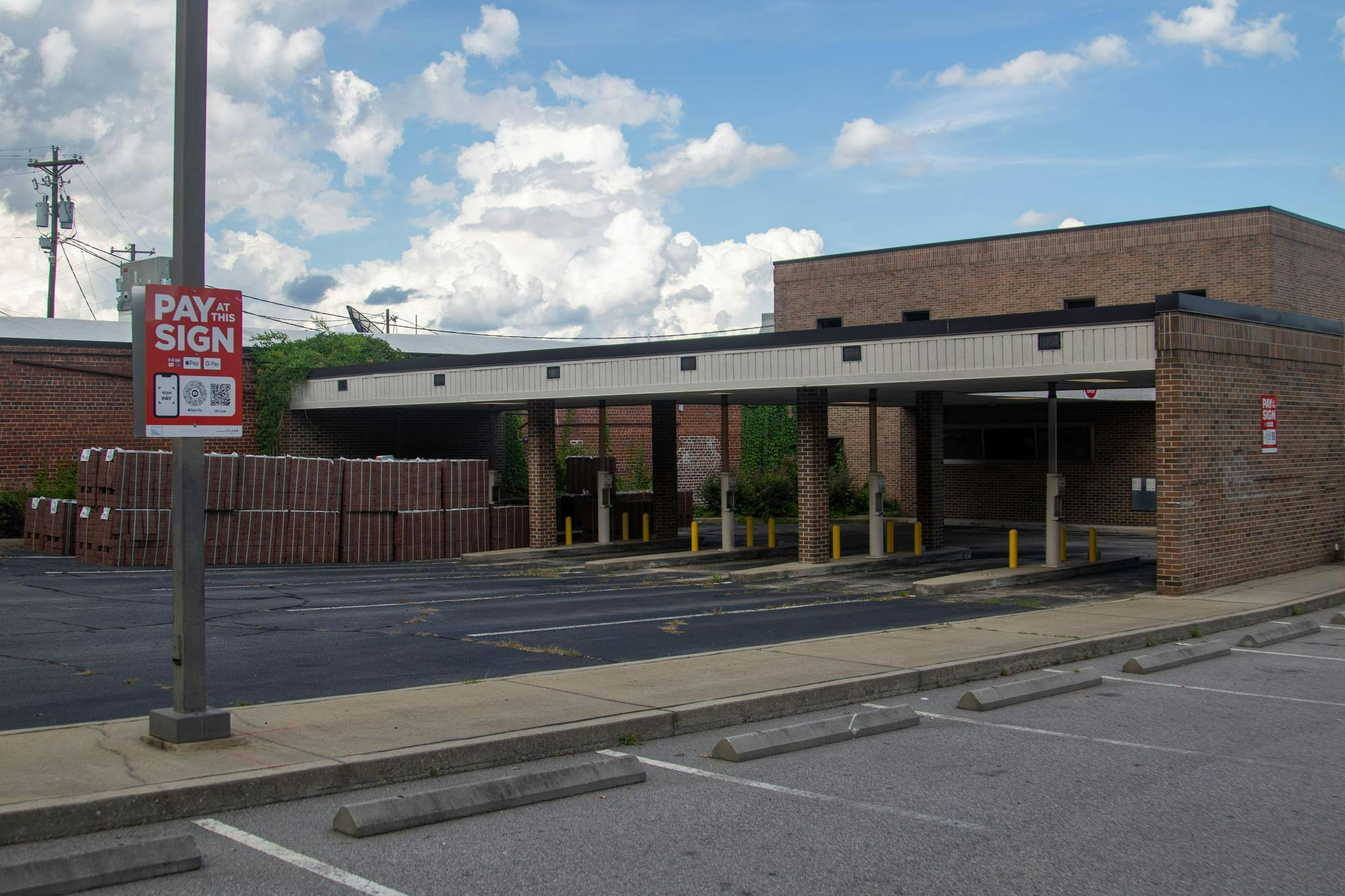 The outside of the former Wells Fargo building in the middle of Five Points on July 21, 2024. The City of Columbia announced there would be new developments in the Five Points area.