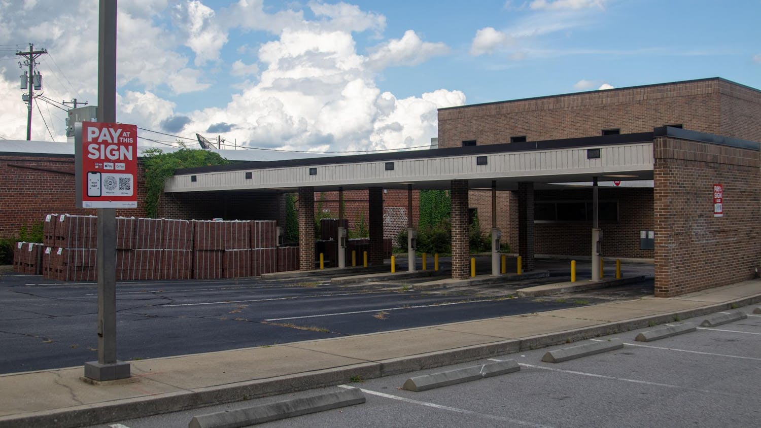 The outside of the former Wells Fargo building in the middle of Five Points on July 21, 2024. The City of Columbia announced there would be new developments in the Five Points area.