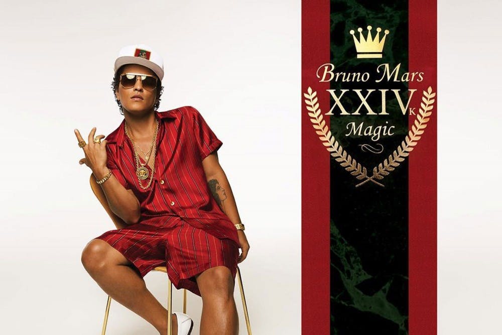 <p>Bruno Mars "24k Magic" was released on Nov. 18. The album shows a new side of Mars with heavy funk influence and&nbsp;a more soulful sound.&nbsp;</p>