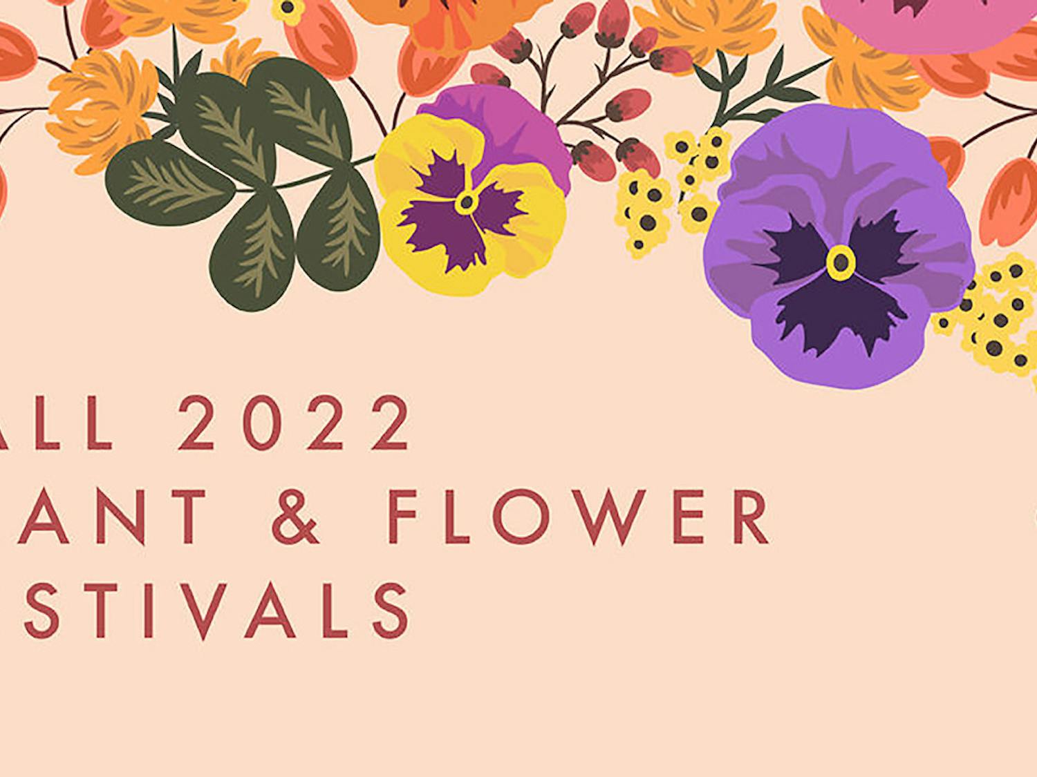 Preview graphic for the Fall 2022 Plant & Flower Festival.
