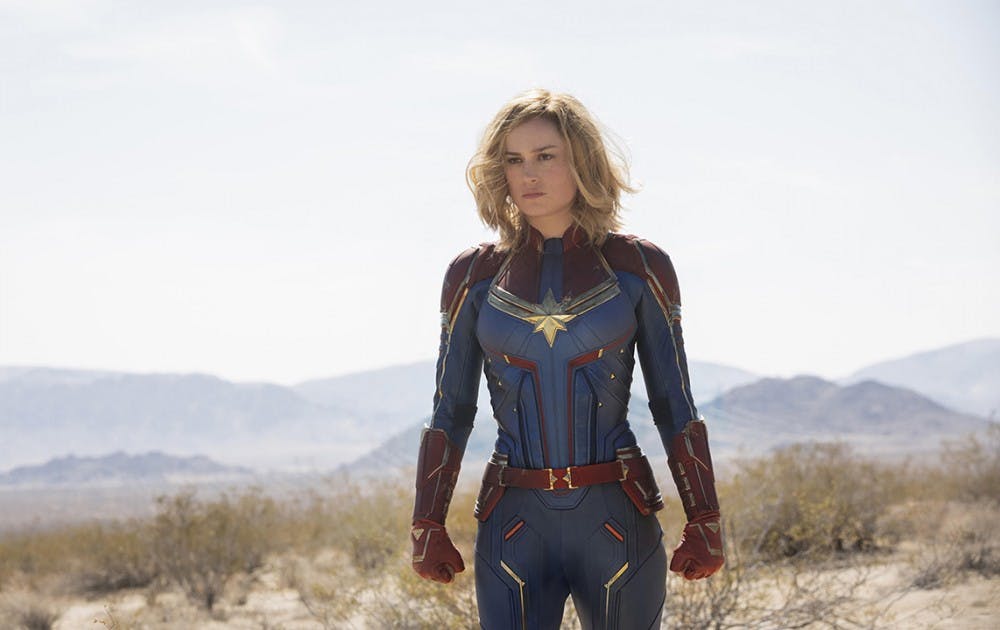 Brie Larson stars in &quot;Captain Marvel.&quot; (Chuck Zlotnick/Marvel Studios/TNS)
