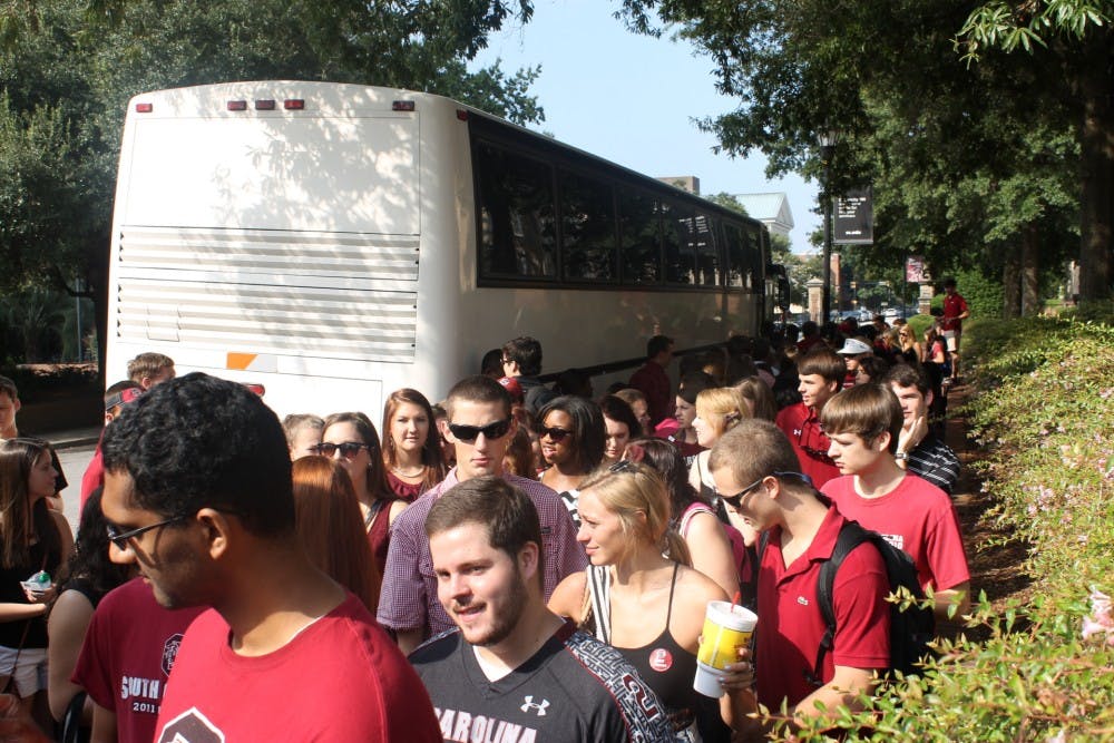 	The Carolina Convoy included a ticket to Saturday’s football game versus Georgia, transportation, food and a goodie bag.