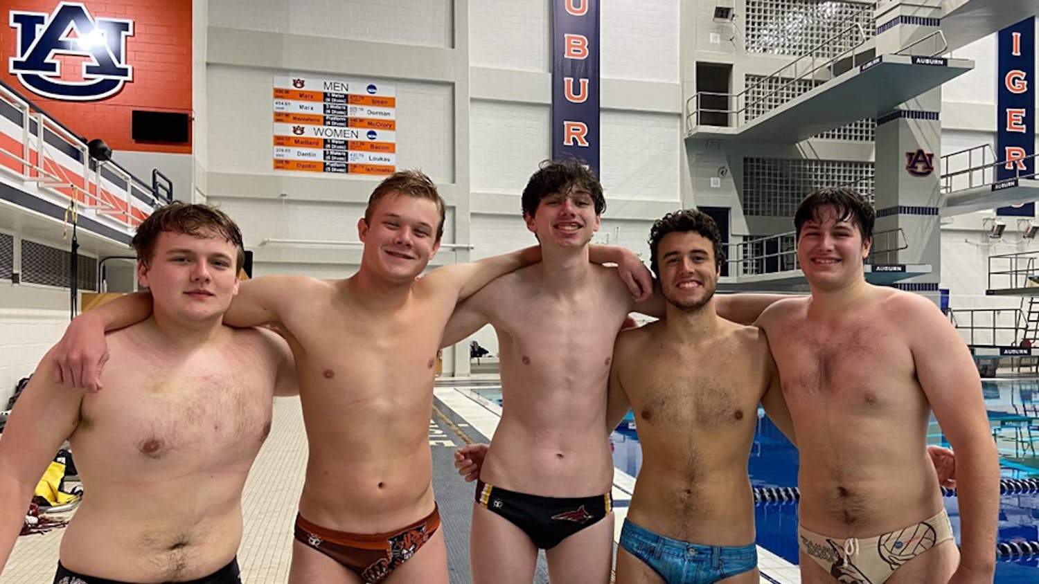 The Gamecock Water Polo Club at Auburn University for the Chris Young Tournament on Jan 29, 2022.