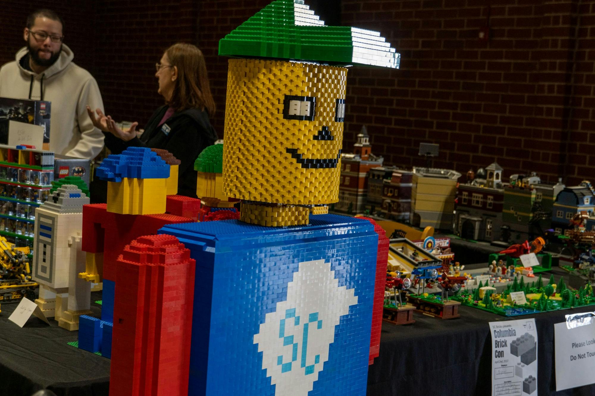 Columbia residents gathered for a Lego centered charity event held by SC Bricks on April 2, 2022. SC Bricks, a SC adult Lego fan group, showcased and sold Lego creations to help raise money for the Epworth's Children's Home.