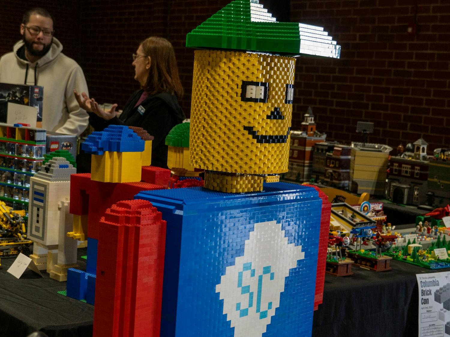 Columbia residents gathered for a Lego centered charity event held by SC Bricks on April 2, 2022. SC Bricks, a SC adult Lego fan group, showcased and sold Lego creations to help raise money for the Epworth's Children's Home.