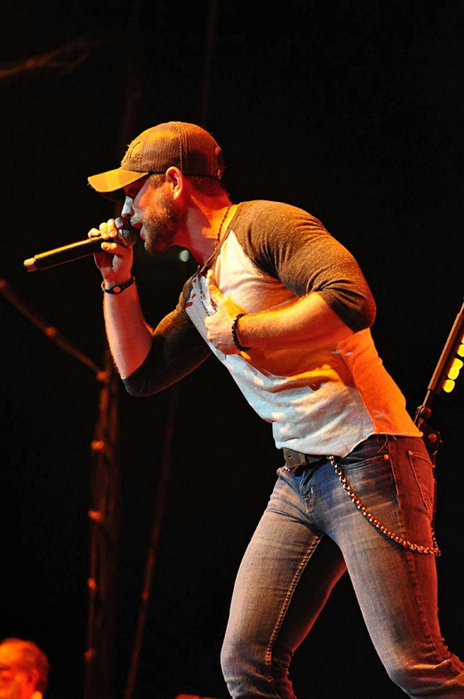 	Opener Chris Lane kicked off his set with Eminem&#8217;s &#8220;Lose Yourself.&#8221; 