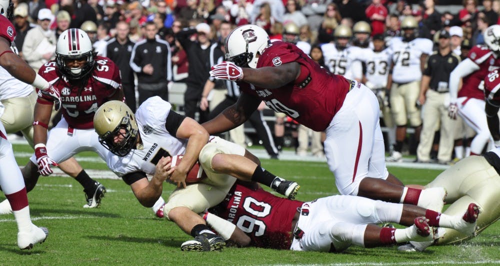 	<p>Major programs schedule weak nonconference opponents, such as Wofford vs. South Carolina in 2012.</p>