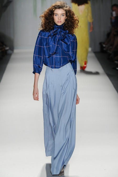 	This look at Jenny Packham channels Katherine Hepburn in &#8220;The Philadelphia Story&#8221; perfectly.