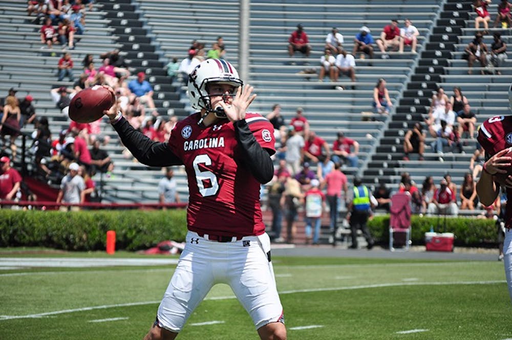 	<p>Redshirt freshman Connor Mitch (pictured) is competing with redshirt sophomore Perry Orth for the right to back up starter Dylan Thompson in the fall.</p>